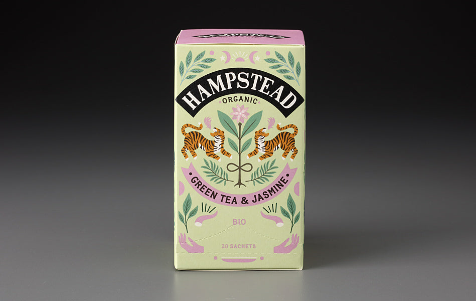 Organic Green Tea & Jasmine (20 Teabags)