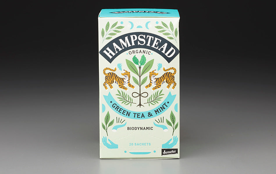 Organic Green Tea & Mint (20 Teabags)