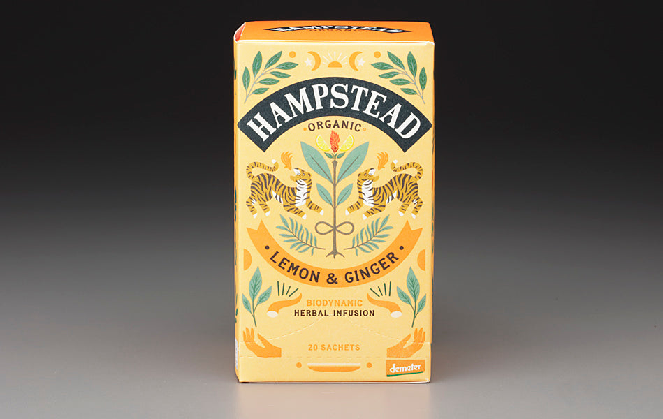 Organic Lemon & Ginger Herbal (20 Teabags)