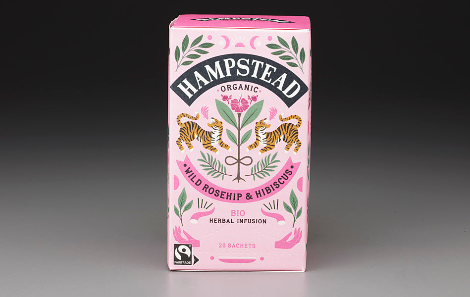 Organic Rosehip & Hibiscus Herbal (20 Teabags)