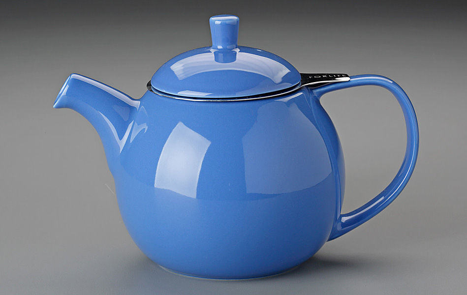 For Life Curve Teapot (Blue)