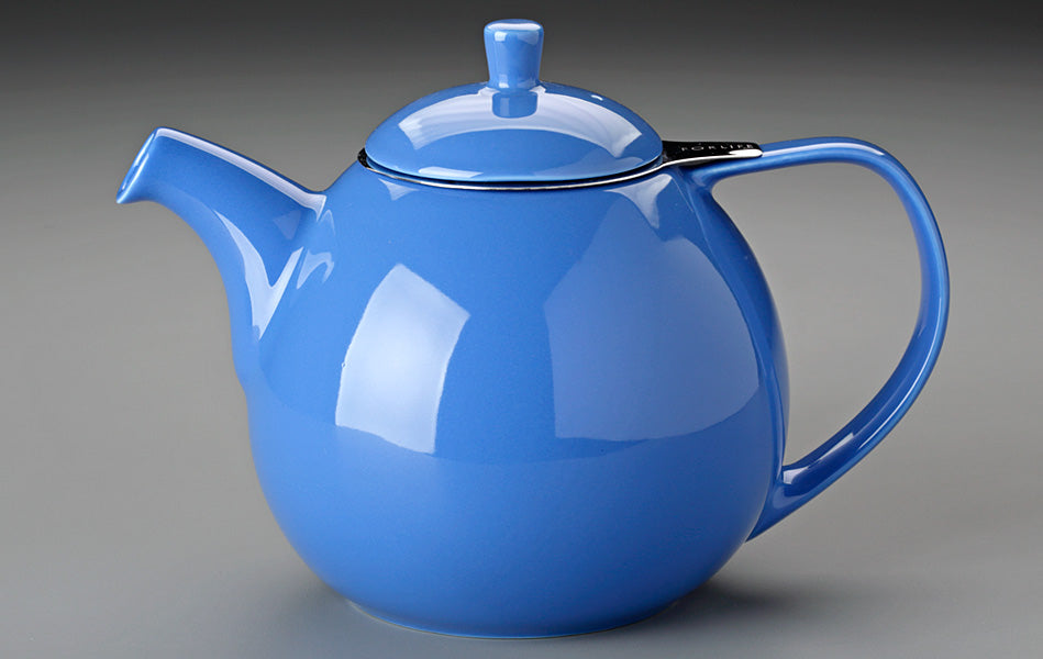 For Life 45 oz. Curve Teapot (Blue)
