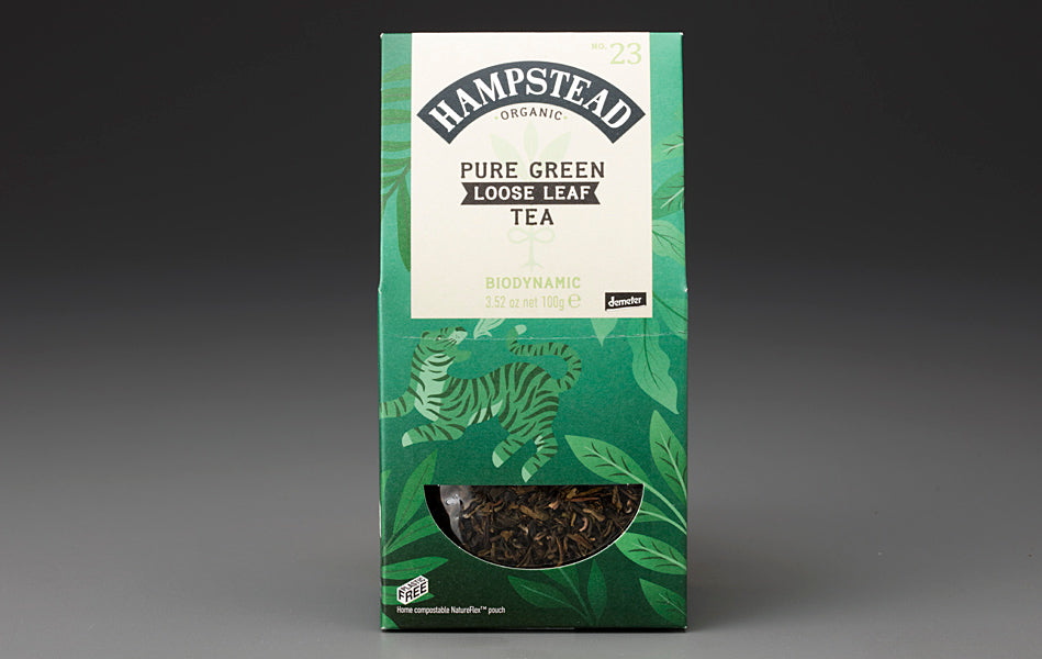 Organic Pure Green Tea (100g Loose Leaf Pouch)