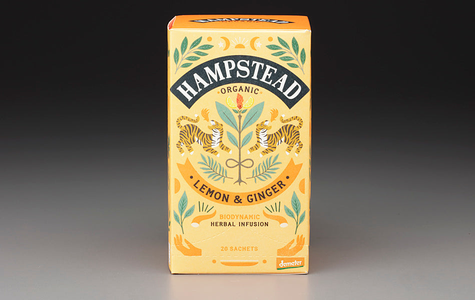 Organic Lemon &amp; Ginger Herbal (20 Teabags)