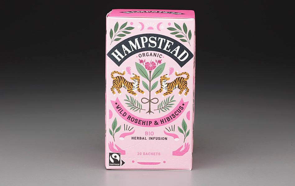 Organic Rosehip &amp; Hibiscus Herbal (20 Teabags)