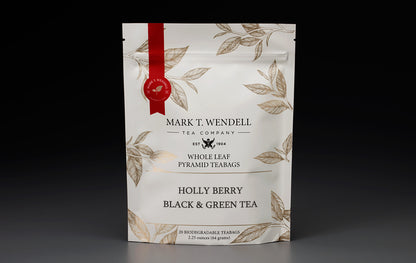 Holly Berry Black &amp; Green - 20 Teabags